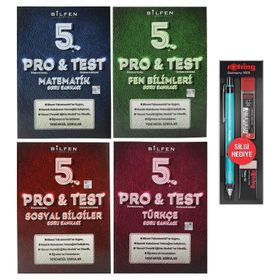 Bilfen Yayınları 5. Sınıf Pro & Test Soru Bankası Seti 4 Kitap