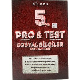 Bilfen Yayınları 5. Sınıf Pro Test Sosyal Bilgiler Soru Bankası