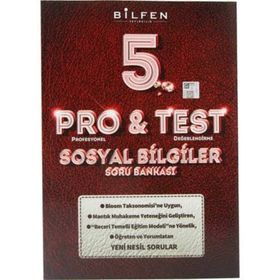 Bilfen Yayınları 5. Sınıf Pro Test Sosyal Bilgiler Soru Bankası