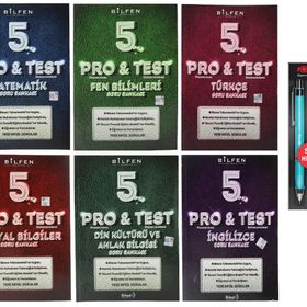 Bilfen Yayınları 5. Sınıf Pro&Test Soru Bankası Seti 5 Kitap