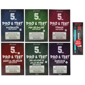 Bilfen Yayınları 5. Sınıf Pro&Test Soru Bankası Seti 5 Kitap