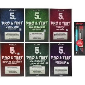 Bilfen Yayınları 5. Sınıf Pro&Test Soru Bankası Seti 5 Kitap