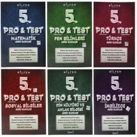 Bilfen Yayınları 5. Sınıf Pro&Test Soru Bankası Seti 5 Kitap