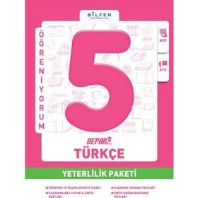 Bilfen Yayınları 5. Sınıf Türkçe Depar Yeterlilik Paketi