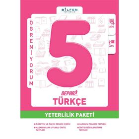 Bilfen Yayınları 5. Sınıf Türkçe Depar Yeterlilik Paketi