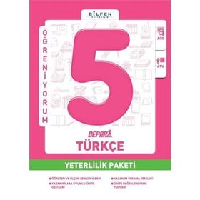 Bilfen Yayınları 5. Sınıf Türkçe Depar Yeterlilik Paketi