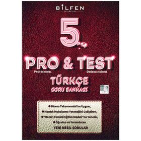 Bilfen Yayınları 5.Sınıf Türkçe Pro Test Soru Bankası