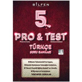 Bilfen Yayınları 5.Sınıf Türkçe Pro Test Soru Bankası