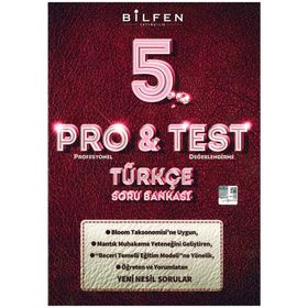 Bilfen Yayınları 5.Sınıf Türkçe Pro Test Soru Bankası
