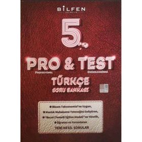 Bilfen Yayınları 5.Sınıf Türkçe Pro Test Soru Bankası