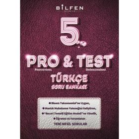 Bilfen Yayınları 5.Sınıf Türkçe Pro Test Soru Bankası