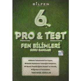Bilfen Yayınları 6.Sınıf Pro Test Fen Bilimleri Soru Bankası