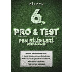 Bilfen Yayınları 6.Sınıf Pro Test Fen Bilimleri Soru Bankası