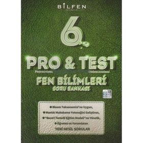 Bilfen Yayınları 6.Sınıf Pro Test Fen Bilimleri Soru Bankası