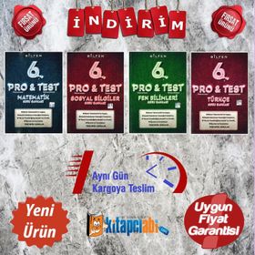 Bilfen Yayınları 6. Sınıf Pro & Test Soru Bankası Seti 4 Kitap
