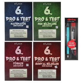 Bilfen Yayınları 6. Sınıf Pro & Test Soru Bankası Seti 4 Kitap