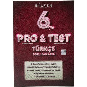 Bilfen Yayınları 6. Sınıf Pro & Test Türkçe Soru Bankası