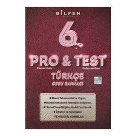 Bilfen Yayınları 6. Sınıf Pro & Test Türkçe Soru Bankası
