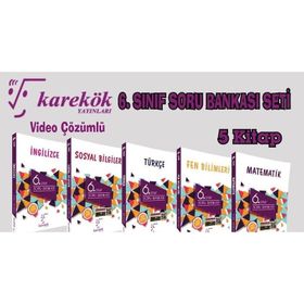 Bilfen Yayınları 6. Sınıf Pro&Test Soru Bankası Seti 5 Kitap