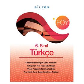 Bilfen Yayınları 6. Sınıf Türkçe Öğrenim Föyleri