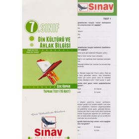 Bilfen Yayınları - 7.Sınıf Din Kültürü ve Ahlak Bilgisi 10 Deneme Sınavı - kollektif