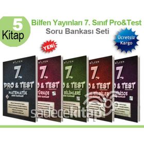 Bilfen Yayınları 7. Sınıf Pro&Test Soru Bankası Seti 5 Kitap
