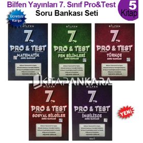Bilfen Yayınları 7. Sınıf Pro&Test Soru Bankası Seti 5 Kitap