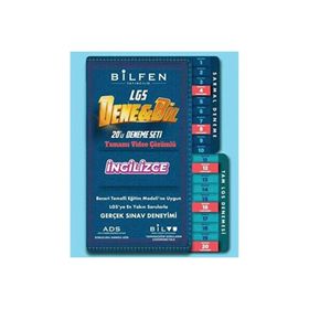 Bilfen Yayınları - 8. Sınıf Denebil İngilizce 20'li Deneme Seti