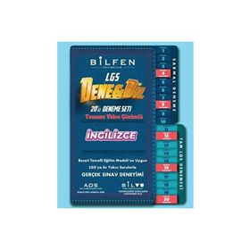 Bilfen Yayınları - 8. Sınıf Denebil İngilizce 20'li Deneme Seti