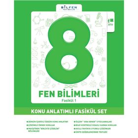 Bilfen Yayınları 8.Sınıf Fen Bilimleri Konu Anlatımlı Fasikül Set