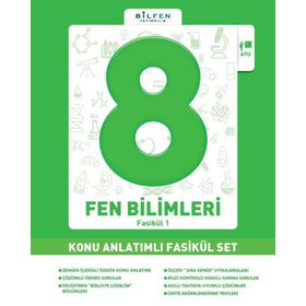 Bilfen Yayınları 8.Sınıf Fen Bilimleri Konu Anlatımlı Fasikül Set