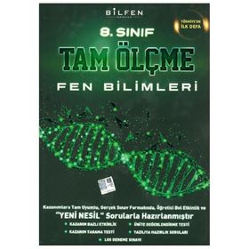 Bilfen Yayınları 8.Sınıf Fen Bilimleri Tam Ölçme Etkinlikli Soru Bankası