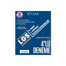 Bilfen Yayınları 8. Sınıf LGS 1. Dönem 4 Deneme