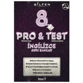 Bilfen Yayınları 8. Sınıf Lgs Pro İngilizce Yeni Nesil Soru Bankası