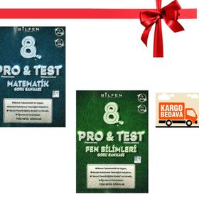 Bilfen Yayınları 8. Sınıf LGS Pro & Test Matematik Soru Bankası