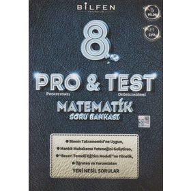 Bilfen Yayınları 8. Sınıf LGS Pro & Test Matematik Soru Bankası