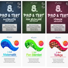 Bilfen Yayınları 8. Sınıf LGS Pro & Test Matematik Soru Bankası