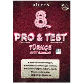 Bilfen Yayınları 8.Sınıf LGS Pro Test Türkçe Soru Bankası
