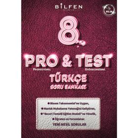 Bilfen Yayınları 8.Sınıf LGS Pro Test Türkçe Soru Bankası