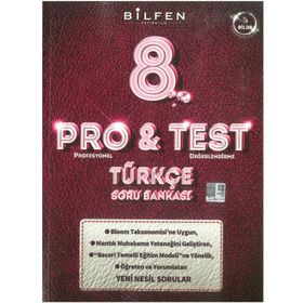 Bilfen Yayınları 8.Sınıf LGS Pro Test Türkçe Soru Bankası