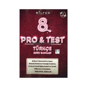 Bilfen Yayınları 8.Sınıf LGS Pro Test Türkçe Soru Bankası