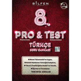 Bilfen Yayınları 8.Sınıf LGS Pro Test Türkçe Soru Bankası