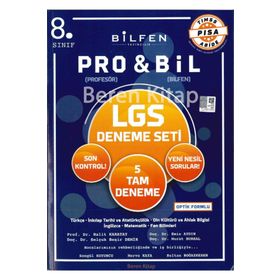 Bilfen Yayınları 8. Sınıf LGS Pro&Bil 5 Tam Deneme Seti