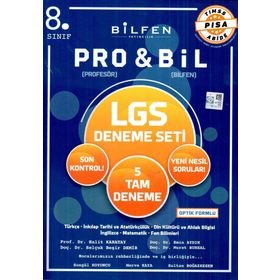 Bilfen Yayınları 8. Sınıf LGS Pro&Bil 5 Tam Deneme Seti