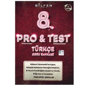Bilfen Yayınları 8. Sınıf LGS Pro&Test Türkçe Soru Bankası