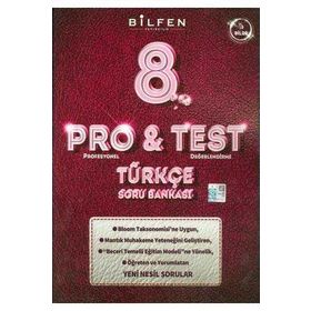 Bilfen Yayınları 8. Sınıf LGS Pro&Test Türkçe Soru Bankası