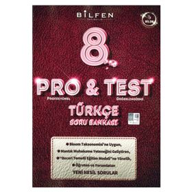 Bilfen Yayınları 8. Sınıf LGS Pro&Test Türkçe Soru Bankası