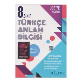Bilfen Yayınları 8. Sınıf LGS Türkçe Anlam Bilgisi Soru Bankası