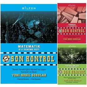 Bilfen Yayınları 8. Sınıf Matematik Deneme