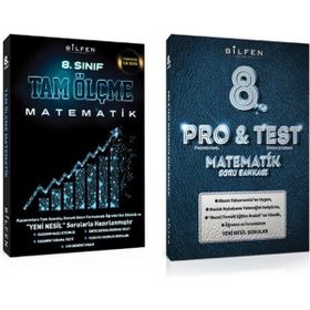 Bilfen Yayınları - 8. Sınıf Matematik Tam Ölçme - Protest Soru Bankası 2 Kitap